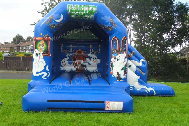 Haunted House Bouncy Castle With Slide