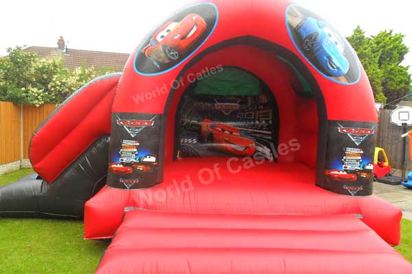 Cars Bouncy Castle With Slide